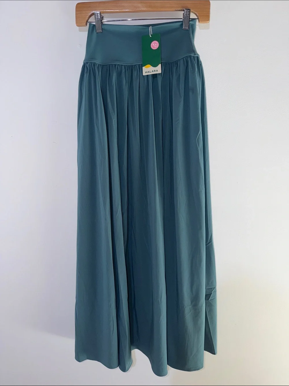 Halara Breezeful High Waisted 2-in-1 Flowy Quick Dry Maxi Casual Skirt xsmall